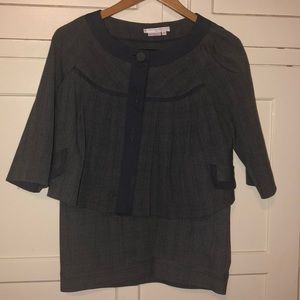 To The Max jacket and skirt suit